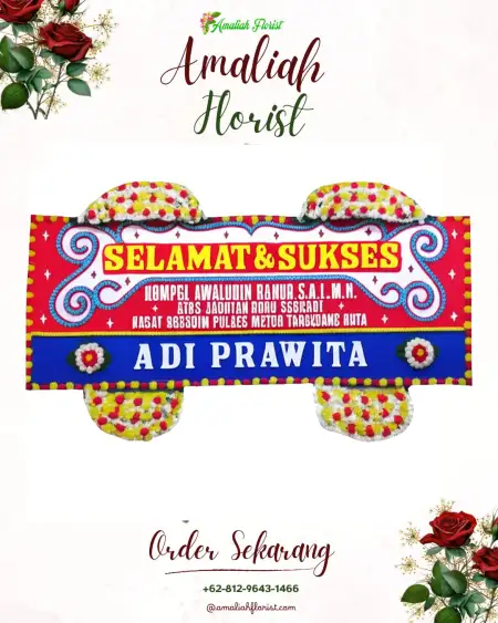 Papan Bunga Ucapan Selamat Aliyan